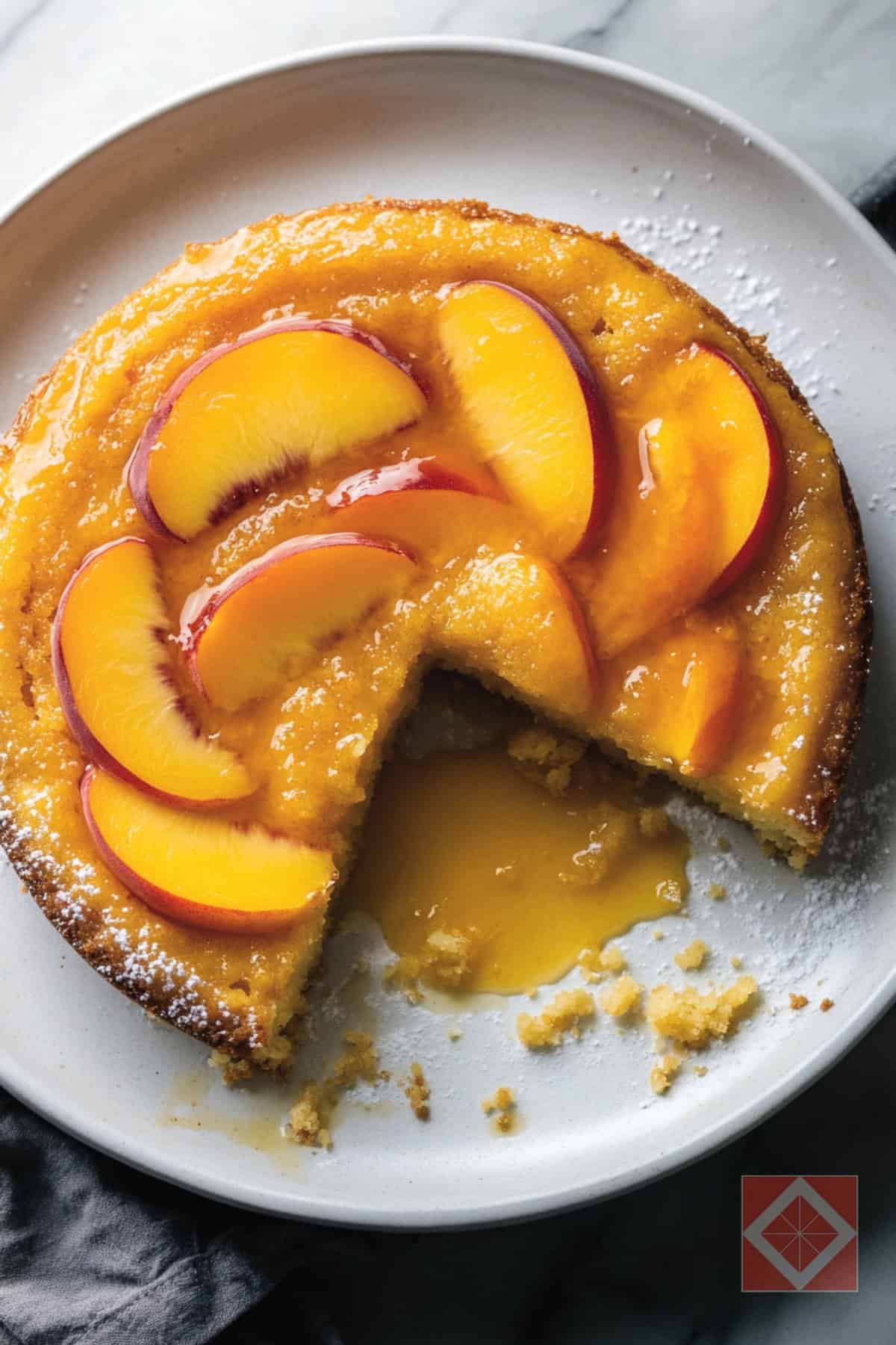 Irresistible Pour-Over Peach Cake Recipe for Easy Baking 3 Irresistible Pour-Over Peach Cake Recipe for Easy Baking - Pour Over Peach Cake pin 2 midia