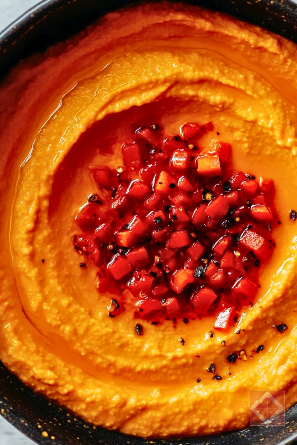 This Roasted Red Pepper Hummus Fits DASH & Mediterranean Diets 4 This Roasted Red Pepper Hummus Fits DASH & Mediterranean Diets - Roasted Red Pepper Hummus pin 2 midia 1