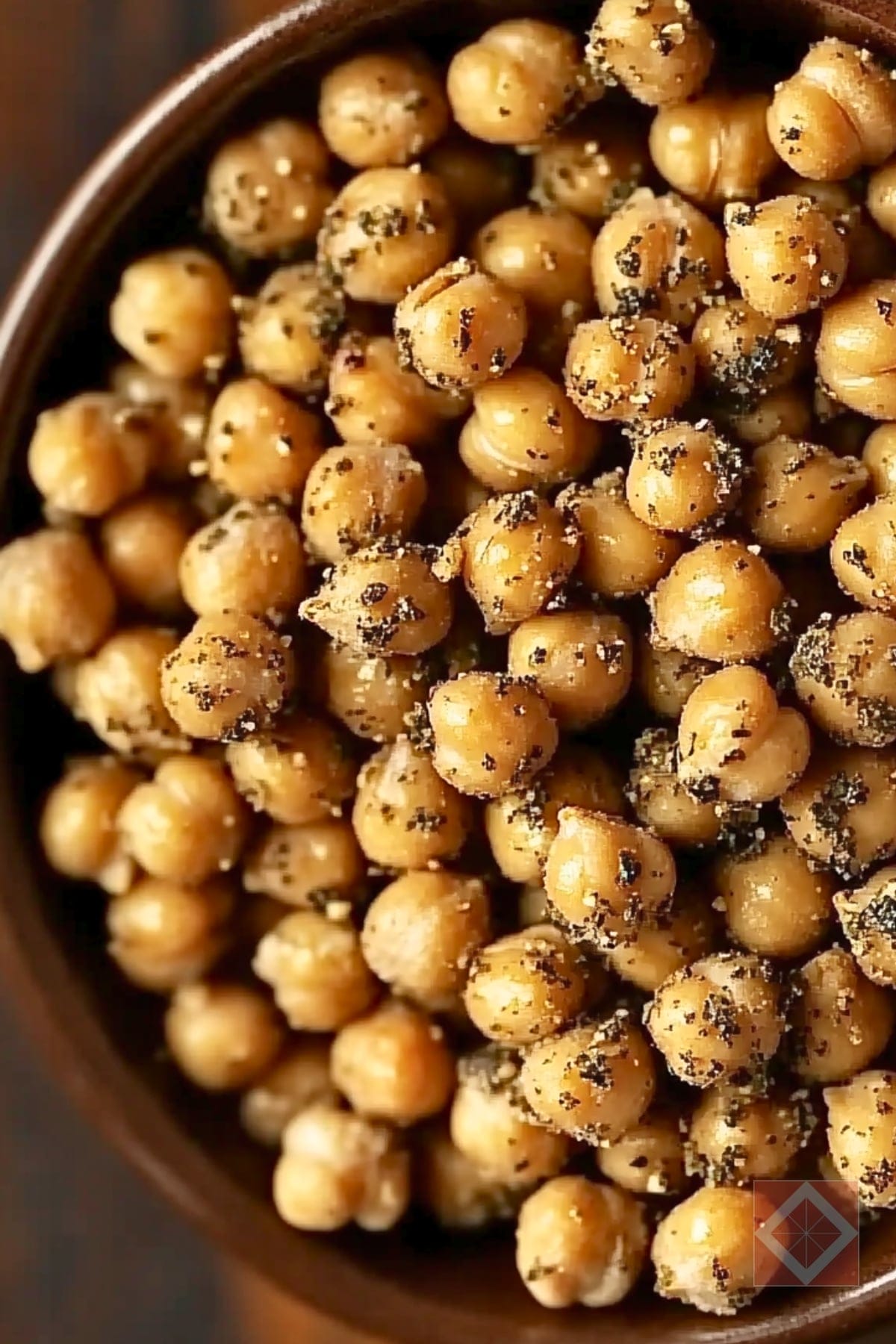 Za’atar Chickpeas: A Low-Sodium DASH Diet Snack 3 Za’atar Chickpeas: A Low-Sodium DASH Diet Snack - Roasted Zaatar Chickpeas pin 2 midia