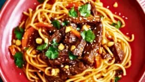 Easy & Delicious Sesame Beef Noodles You'll Love 1 Easy & Delicious Sesame Beef Noodles You'll Love - Saucy Sesame Beef Noodles midia