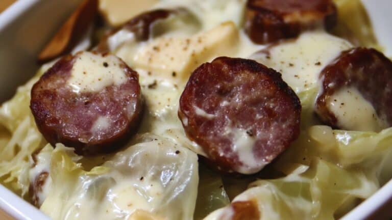 This Sausage Cabbage Alfredo Is Perfect for Those on Keto Diet 9 This Sausage Cabbage Alfredo Is Perfect for Those on Keto Diet - Sausage Cabbage Alfredo midia