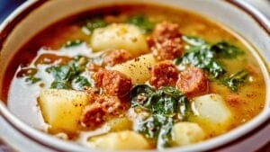 Hearty Instant Pot Spinach & Sausage Soup Recipe 1 Hearty Instant Pot Spinach & Sausage Soup Recipe - Sausage and Spinach Soup midia 1