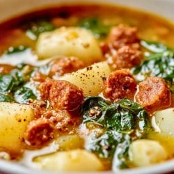 Hearty Instant Pot Spinach & Sausage Soup Recipe 6 Hearty Instant Pot Spinach & Sausage Soup Recipe - Sausage and Spinach Soup midia 1