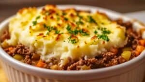 Low-Carb High-Protein Shepherd’s Pie Recipe You’ll Love 1 Low-Carb High-Protein Shepherd’s Pie Recipe You’ll Love - Shepherds Pie with Cauliflower Topping midia