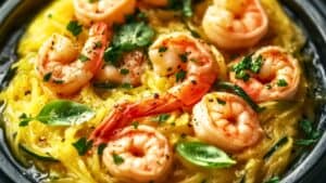 Garlic Butter Shrimp Scampi: An Easy & High-Protein Dish 1 Garlic Butter Shrimp Scampi: An Easy & High-Protein Dish - Shrimp Scampi with Spaghetti Squash midia