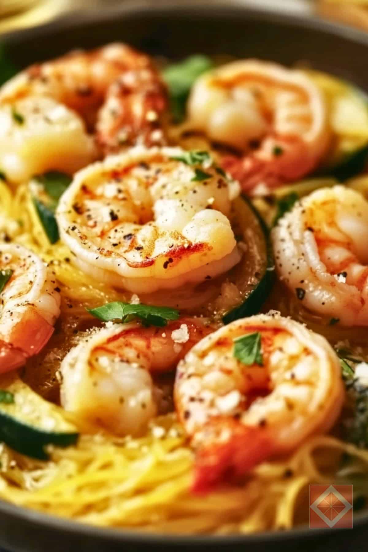 Garlic Butter Shrimp Scampi: An Easy & High-Protein Dish 4 Garlic Butter Shrimp Scampi: An Easy & High-Protein Dish - Shrimp Scampi with Spaghetti Squash pin 2 midia