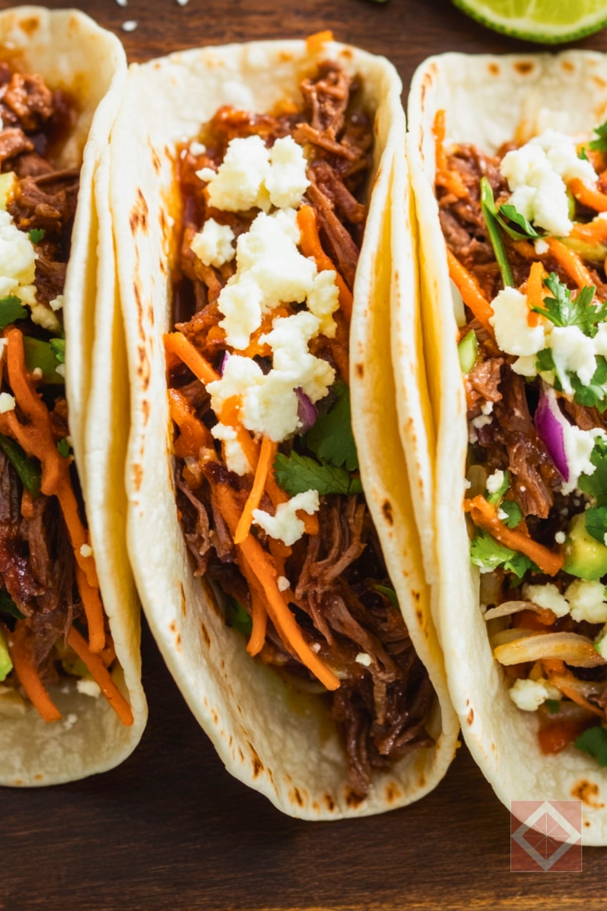Simple Shredded Beef Tacos with Cabbage-Carrot Slaw 2 Simple Shredded Beef Tacos with Cabbage-Carrot Slaw - Simple Shredded Beef Tacos with Cabbage Carrot Slaw One Pot pin 1 midia