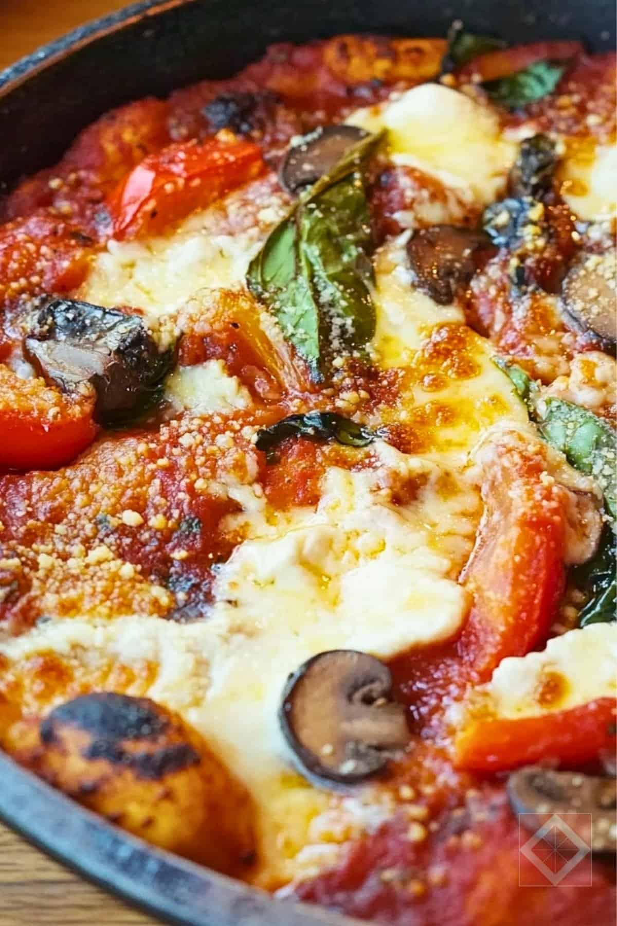 Best Skillet Veggie Pizza for Two: One-Pot Recipe Without Hassle 2 Best Skillet Veggie Pizza for Two: One-Pot Recipe Without Hassle - Skillet Veggie Pizza for Two One Pot pin 1 midia 1