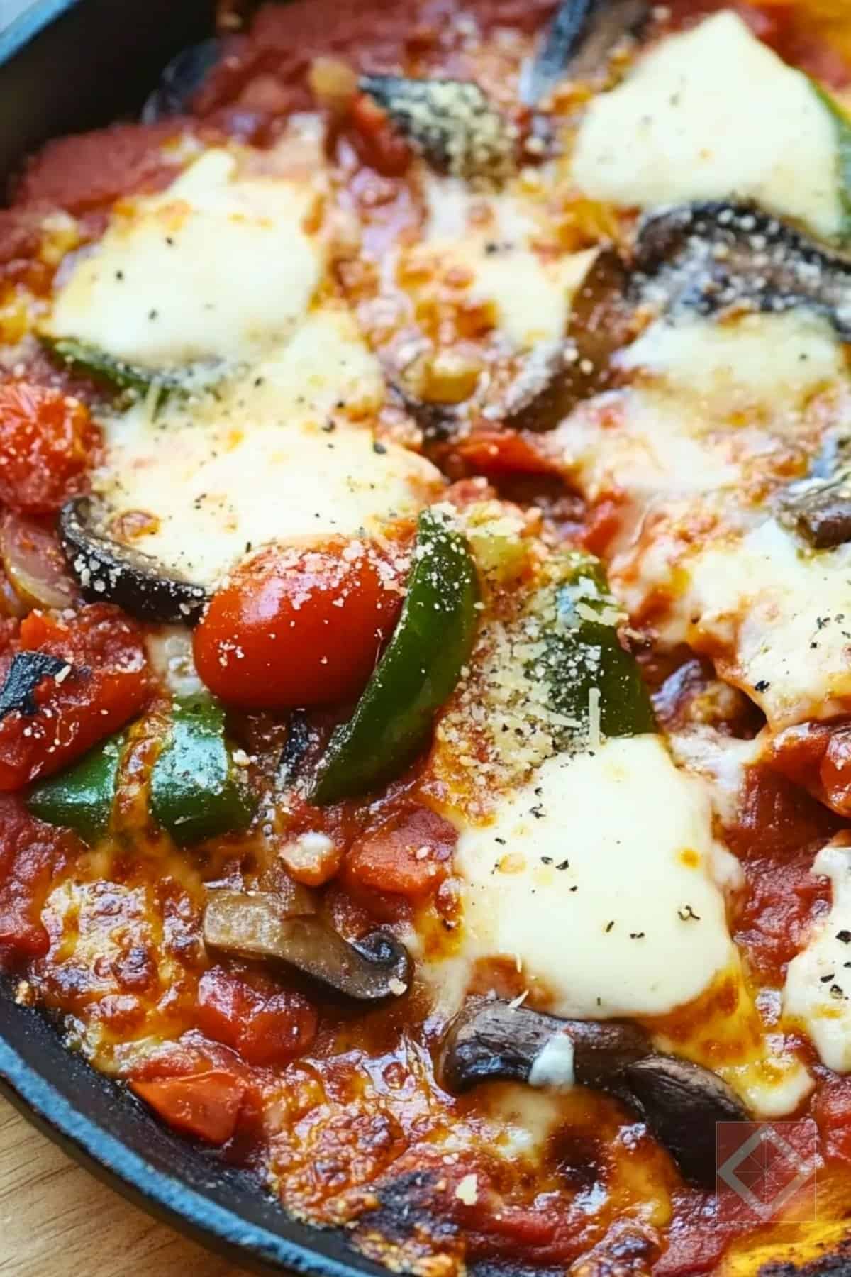 Best Skillet Veggie Pizza for Two: One-Pot Recipe Without Hassle 3 Best Skillet Veggie Pizza for Two: One-Pot Recipe Without Hassle - Skillet Veggie Pizza for Two One Pot pin 2 midia 1