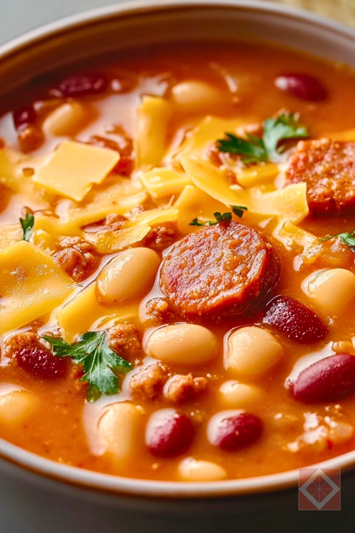 Smoky Sausage & Bean Soup: A Must-Try Instant Pot Dish 3 Smoky Sausage & Bean Soup: A Must-Try Instant Pot Dish - Smoky Sausage and Bean Soup pin 2 midia
