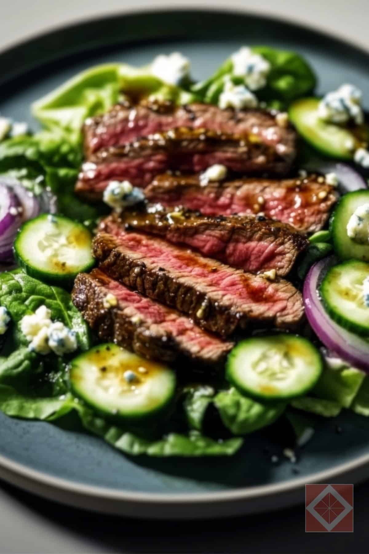 A Must-Try Steak Salad Recipe That’s Easy & Satisfying 3 A Must-Try Steak Salad Recipe That’s Easy & Satisfying - Steak Salad Recipe pin 2 midia