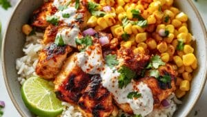 Best Street Corn Chicken Rice Bowl Recipe Idea for Dinner 1 Best Street Corn Chicken Rice Bowl Recipe Idea for Dinner - Street Corn Chicken Rice Bowl midia