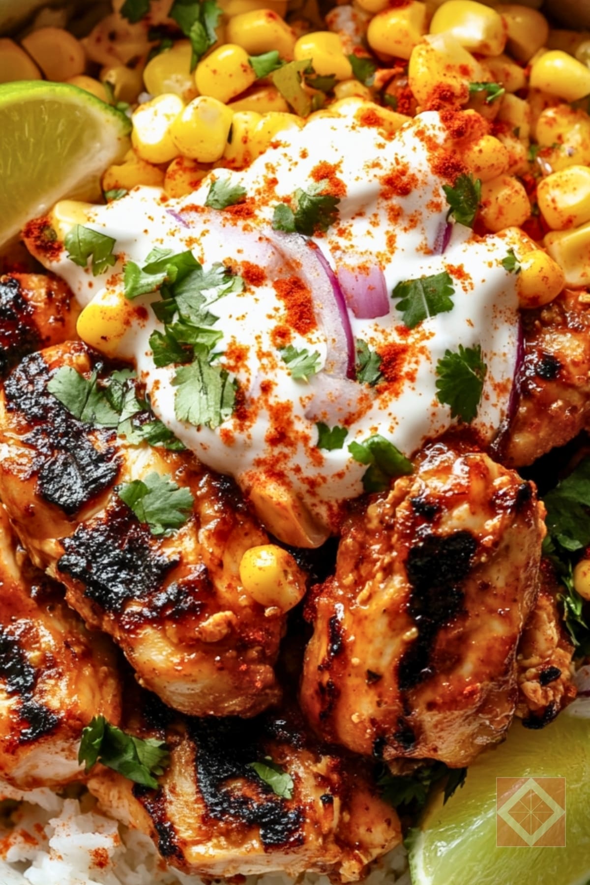 Best Street Corn Chicken Rice Bowl Recipe Idea for Dinner 4 Best Street Corn Chicken Rice Bowl Recipe Idea for Dinner - Street Corn Chicken Rice Bowl pin 2 midia