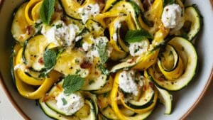 DASH Diet-Friendly Summer Squash Ribbons with Ricotta 1 DASH Diet-Friendly Summer Squash Ribbons with Ricotta - Summer Squash Ribbons with Ricotta midia
