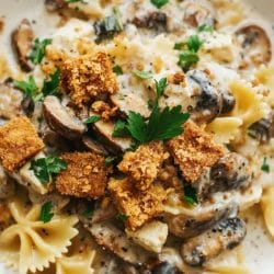 Vegan Creamy Mushroom Pasta with a Crispy Tofu Twist 6 Vegan Creamy Mushroom Pasta with a Crispy Tofu Twist - Vegan Creamy Mushroom Pasta With a Crispy Tofu Twist midia