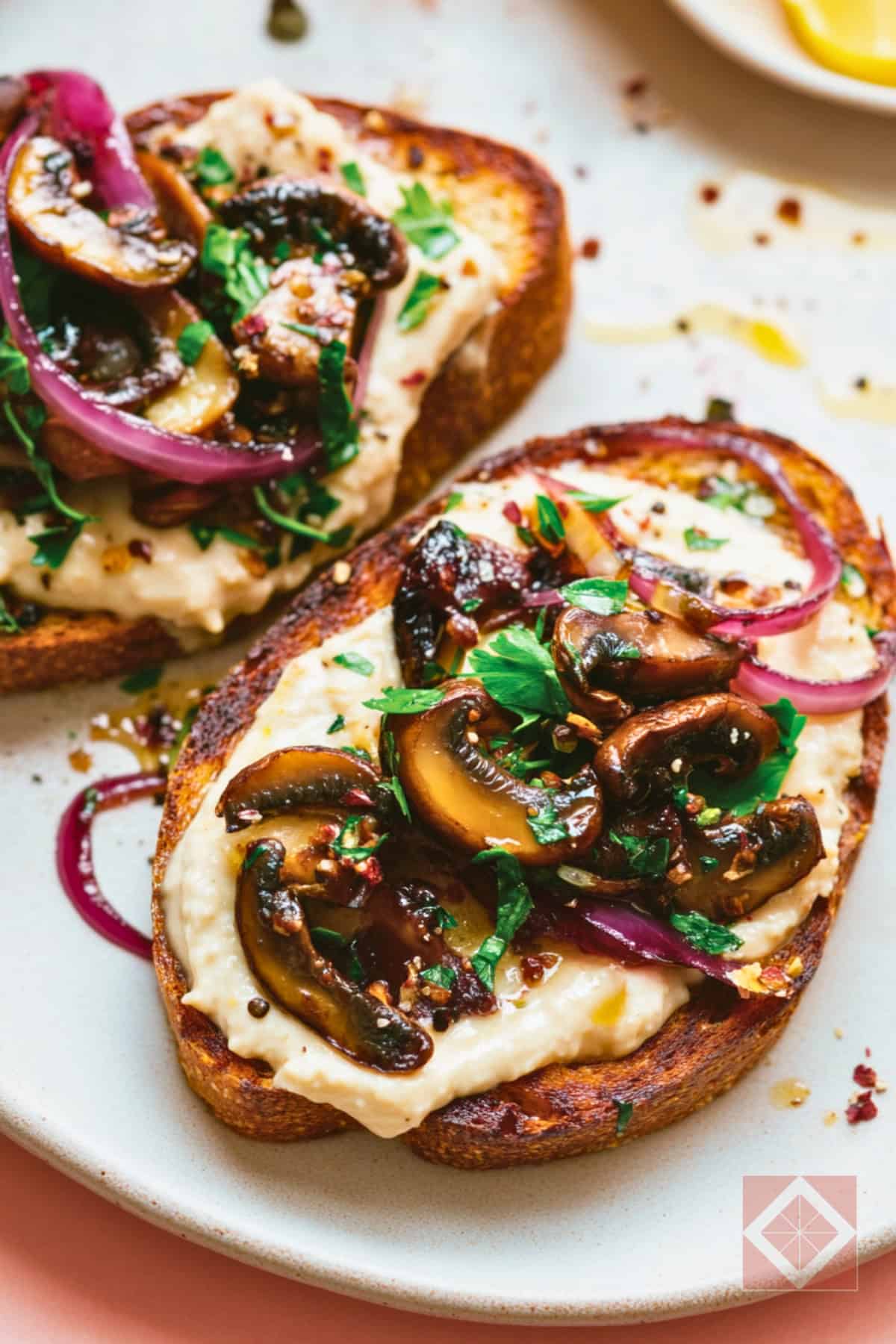 Delicious Vegan Toast with High-Protein Butter Bean Purée 3 Delicious Vegan Toast with High-Protein Butter Bean Purée - Vegan Toast with High Protein Butter Bean Puree pin 2 midia