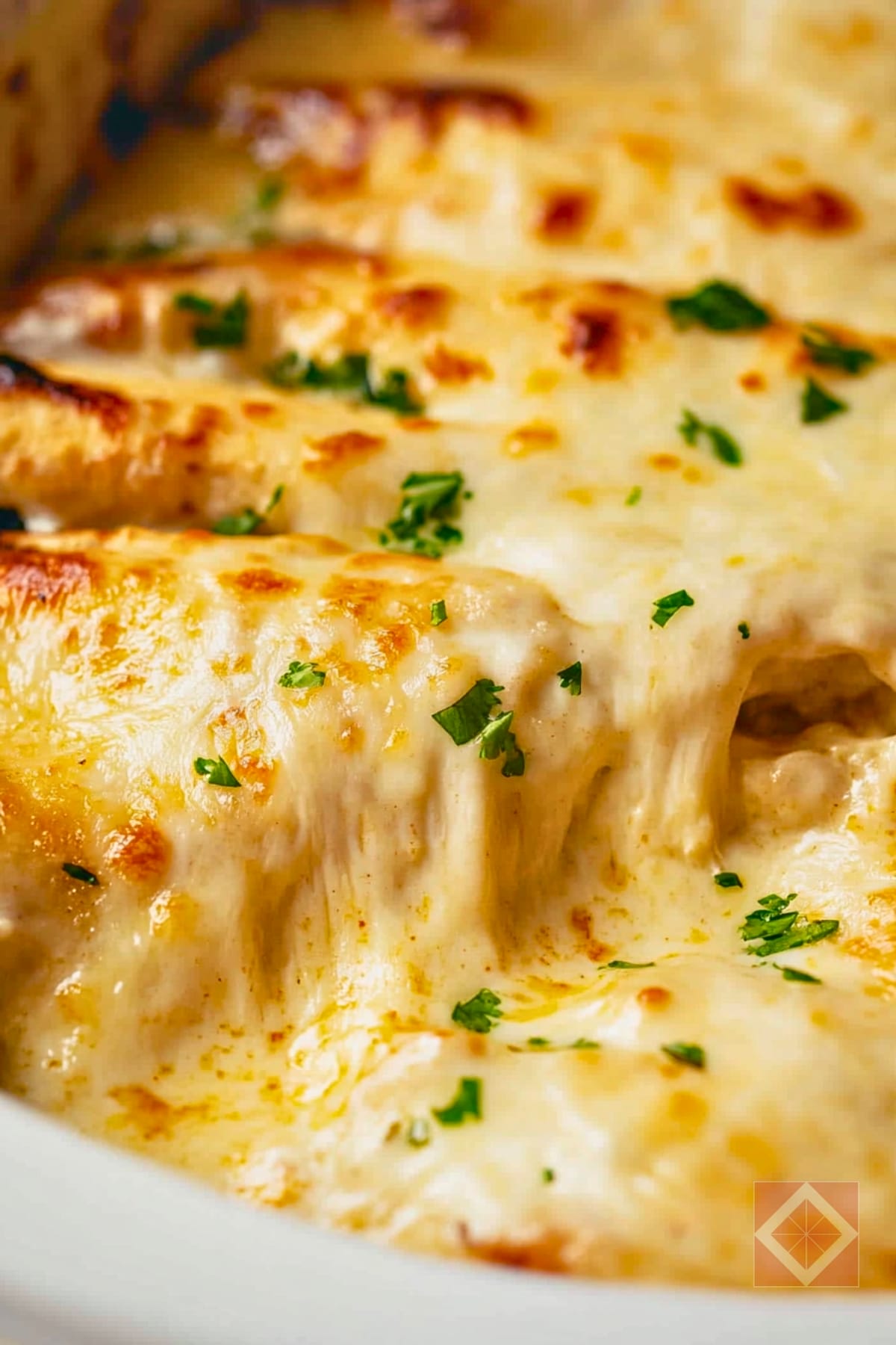 Melt-in-Your-Mouth White Queso Chicken Enchiladas 4 Melt-in-Your-Mouth White Queso Chicken Enchiladas - White Queso Chicken Enchilada pin 3 midia
