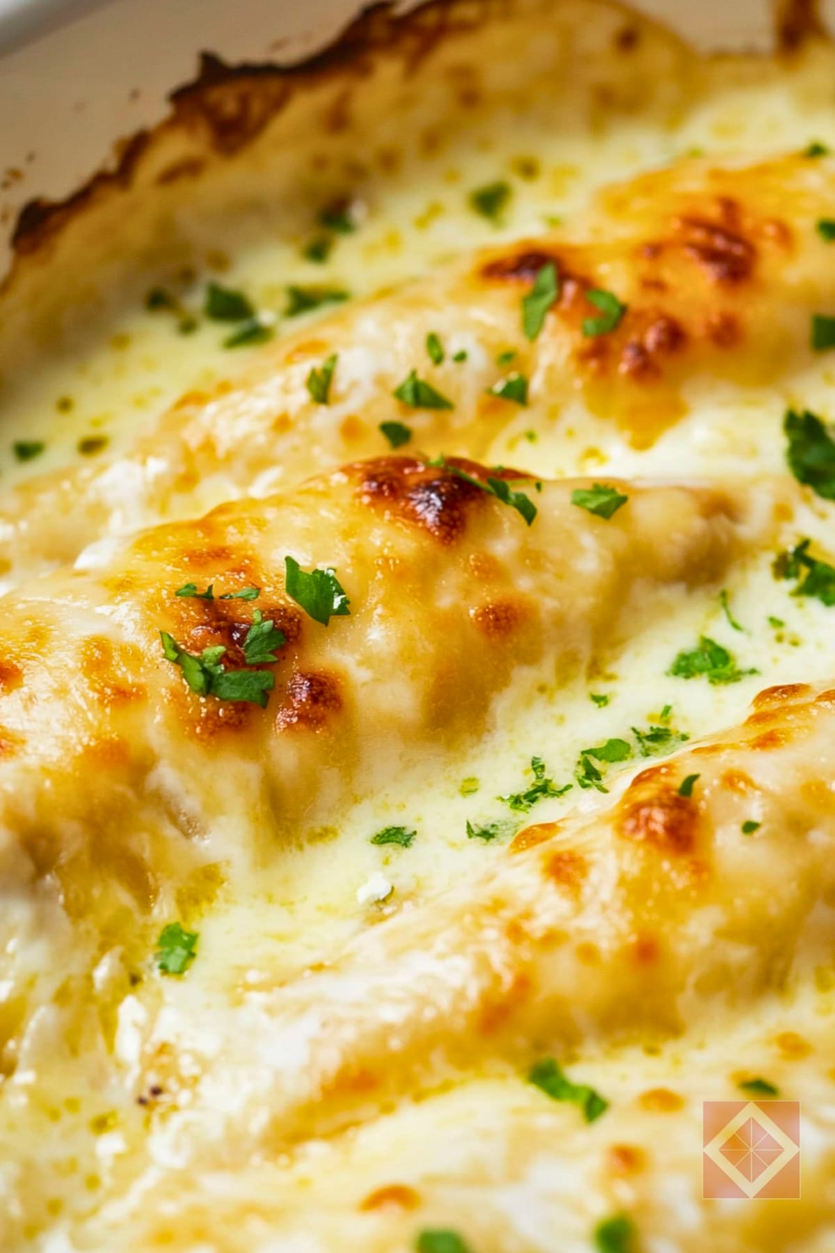 Melt-in-Your-Mouth White Queso Chicken Enchiladas 5 Melt-in-Your-Mouth White Queso Chicken Enchiladas - White Queso Chicken Enchilada pin 4 midia