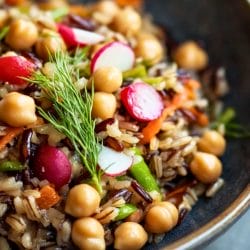 Best Pickled Radish Wild Rice Salad for a DASH Diet Meal 6 Best Pickled Radish Wild Rice Salad for a DASH Diet Meal - Wild Rice Salad with Chickpeas and Pickled Radish midia