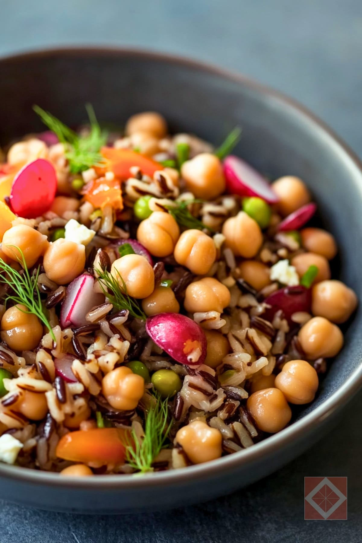 Best Pickled Radish Wild Rice Salad for a DASH Diet Meal 5 Best Pickled Radish Wild Rice Salad for a DASH Diet Meal - Wild Rice Salad with Chickpeas and Pickled Radish pin 3 midia