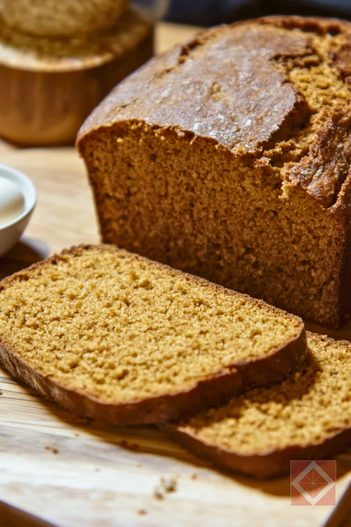 Anadama Bread: Sweet, Hearty & Perfectly Rustic - Anadama Bread pin 1 midia