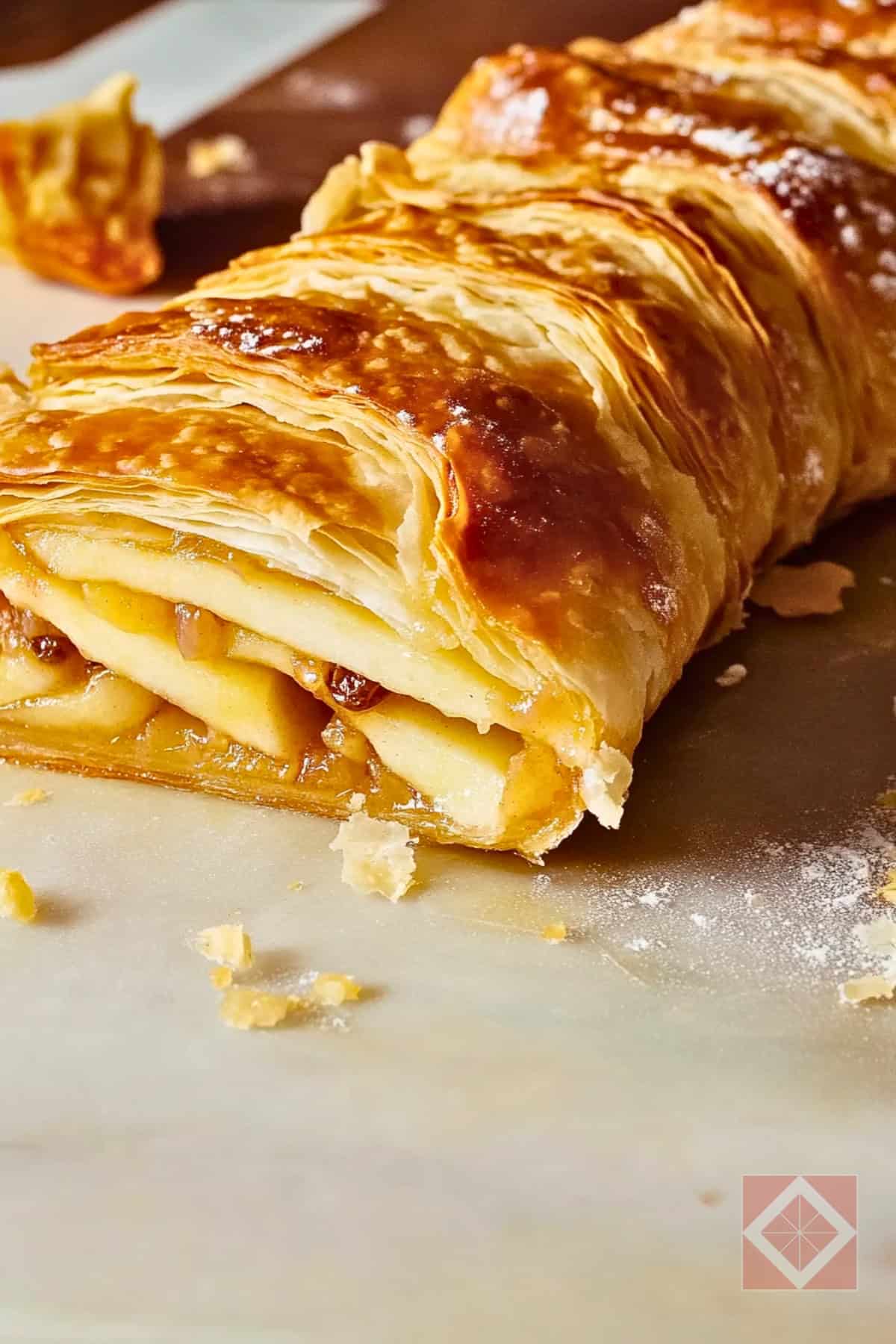 Best Apple Strudel One-Pot Dessert Recipe for a Sweet & Simple Treat 2 Best Apple Strudel One-Pot Dessert Recipe for a Sweet & Simple Treat - Apple Strudel pin 1 midia