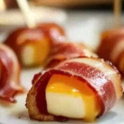 Bacon-Wrapped Cheese Bites Air Fryer Recipe for Appetizers 4 Bacon-Wrapped Cheese Bites Air Fryer Recipe for Appetizers - Bacon Wrapped Cheese Bites midia