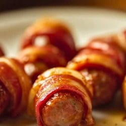 Bacon-Wrapped Sausage Bites: Carnivore Air Fryer Recipe for Easy Snacking 4 Bacon-Wrapped Sausage Bites: Carnivore Air Fryer Recipe for Easy Snacking - Bacon Wrapped Sausage Bites midia