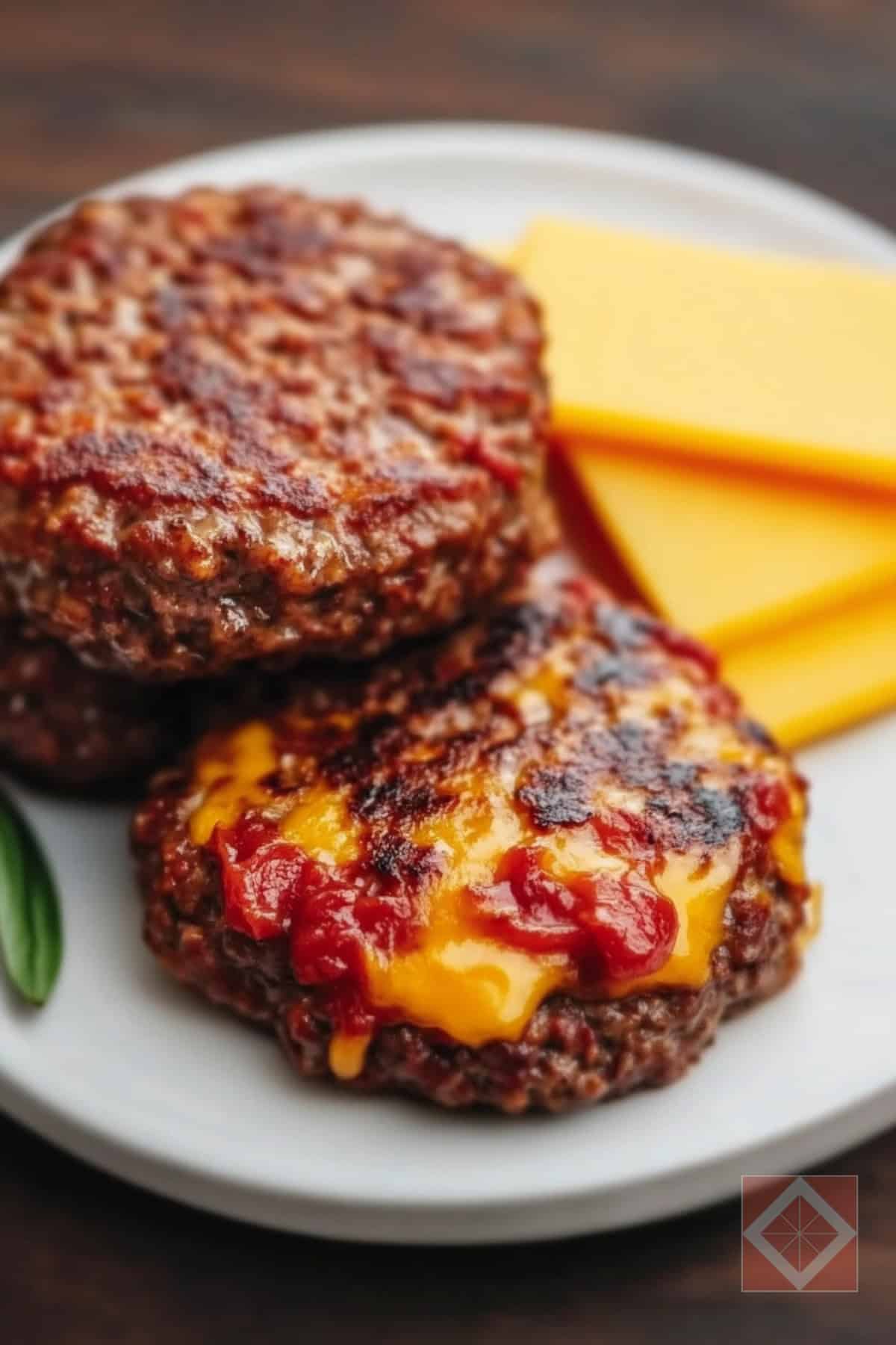 Carnivore Beef Burger Patties with Cheddar Air Fryer Recipe for Quick Lunches 3 Carnivore Beef Burger Patties with Cheddar Air Fryer Recipe for Quick Lunches - Beef Burger Patties with Cheddar pin 1 midia