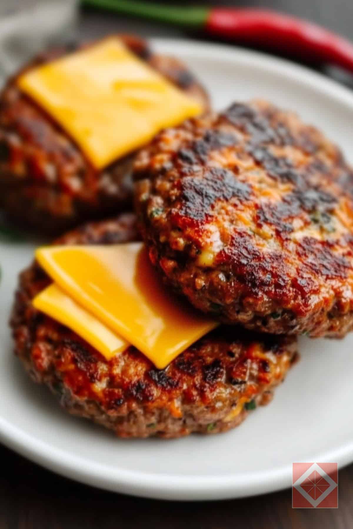 Carnivore Beef Burger Patties with Cheddar Air Fryer Recipe for Quick Lunches 4 Carnivore Beef Burger Patties with Cheddar Air Fryer Recipe for Quick Lunches - Beef Burger Patties with Cheddar pin 2 midia
