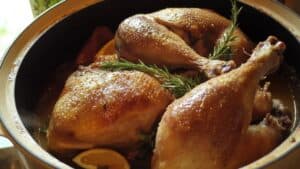 Carnivore-Style Braised Guinea Fowl with Bacon and Herbs 1 Carnivore-Style Braised Guinea Fowl with Bacon and Herbs - Braised Guinea Fowl midia