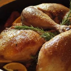 Carnivore-Style Braised Guinea Fowl with Bacon and Herbs 5 Carnivore-Style Braised Guinea Fowl with Bacon and Herbs - Braised Guinea Fowl midia