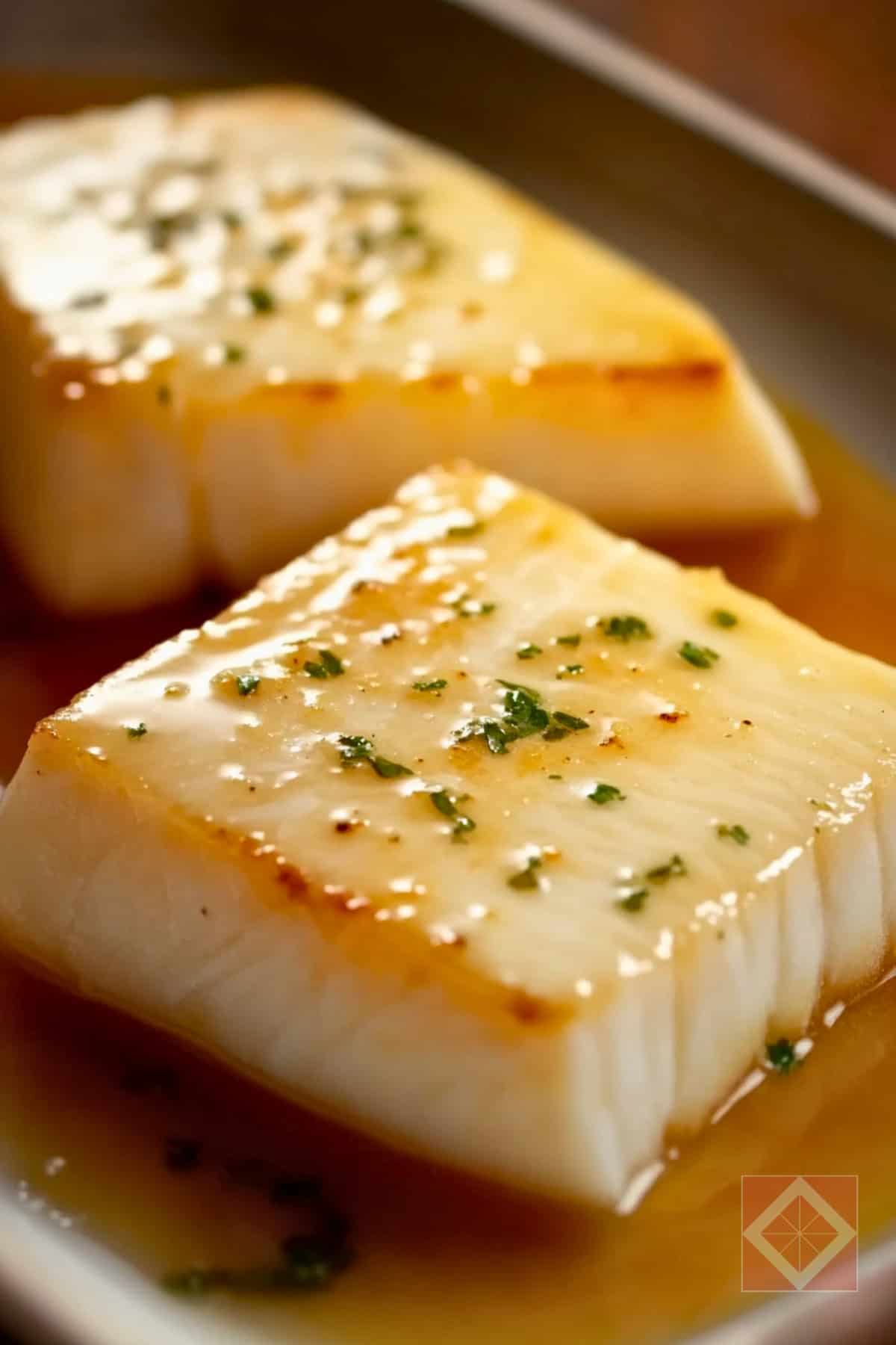 Perfect Butter-Basted Halibut Steaks Air Fryer Carnivore Recipe Made Easy 3 Perfect Butter-Basted Halibut Steaks Air Fryer Carnivore Recipe Made Easy - Butter Basted Halibut Steaks pin 2 midia