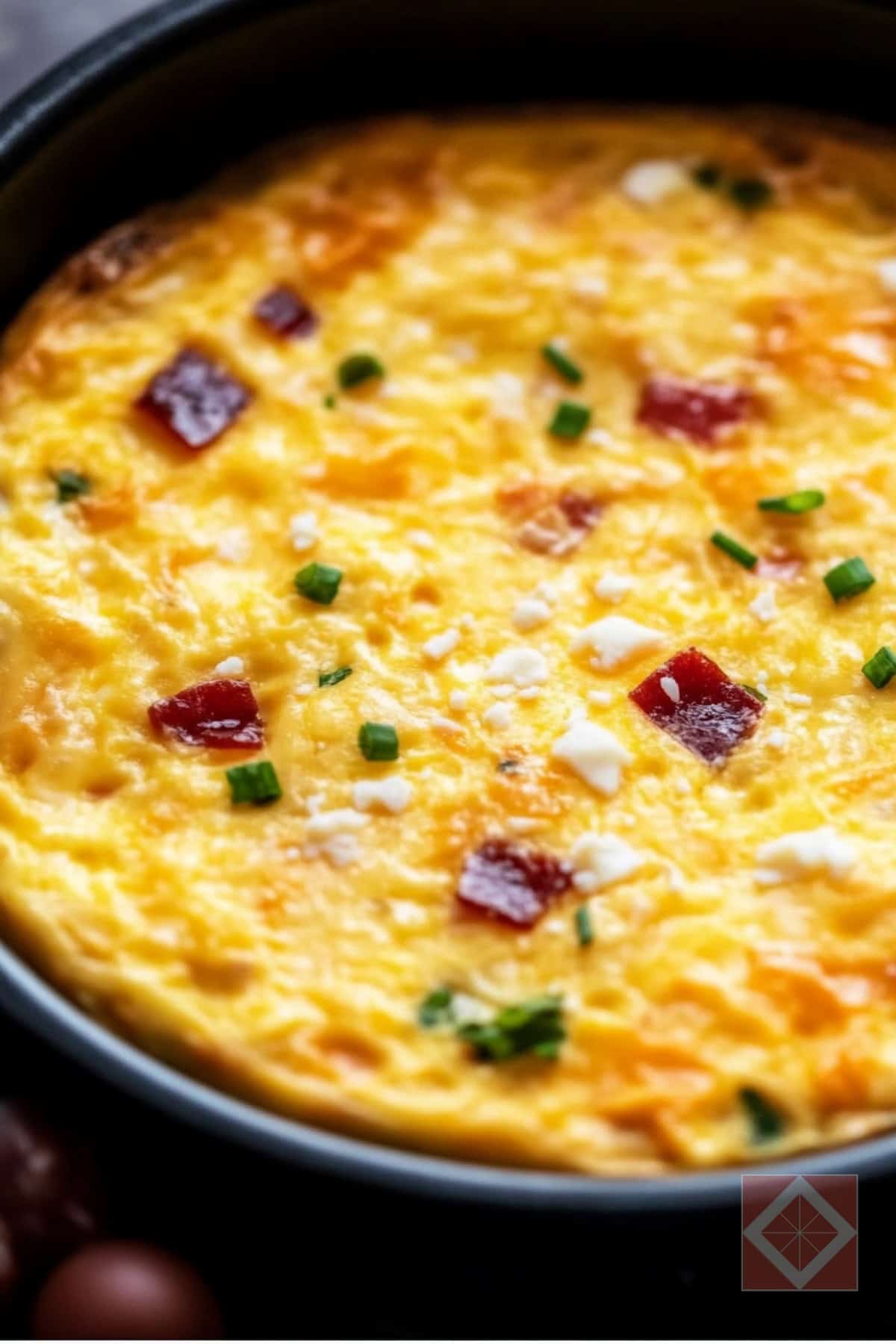 Cheesy Frittata Air Fryer Recipe for a Low-Carb Breakfast 2 Cheesy Frittata Air Fryer Recipe for a Low-Carb Breakfast - Cheesy Frittata Air Fryer Recipe pin 1 midia