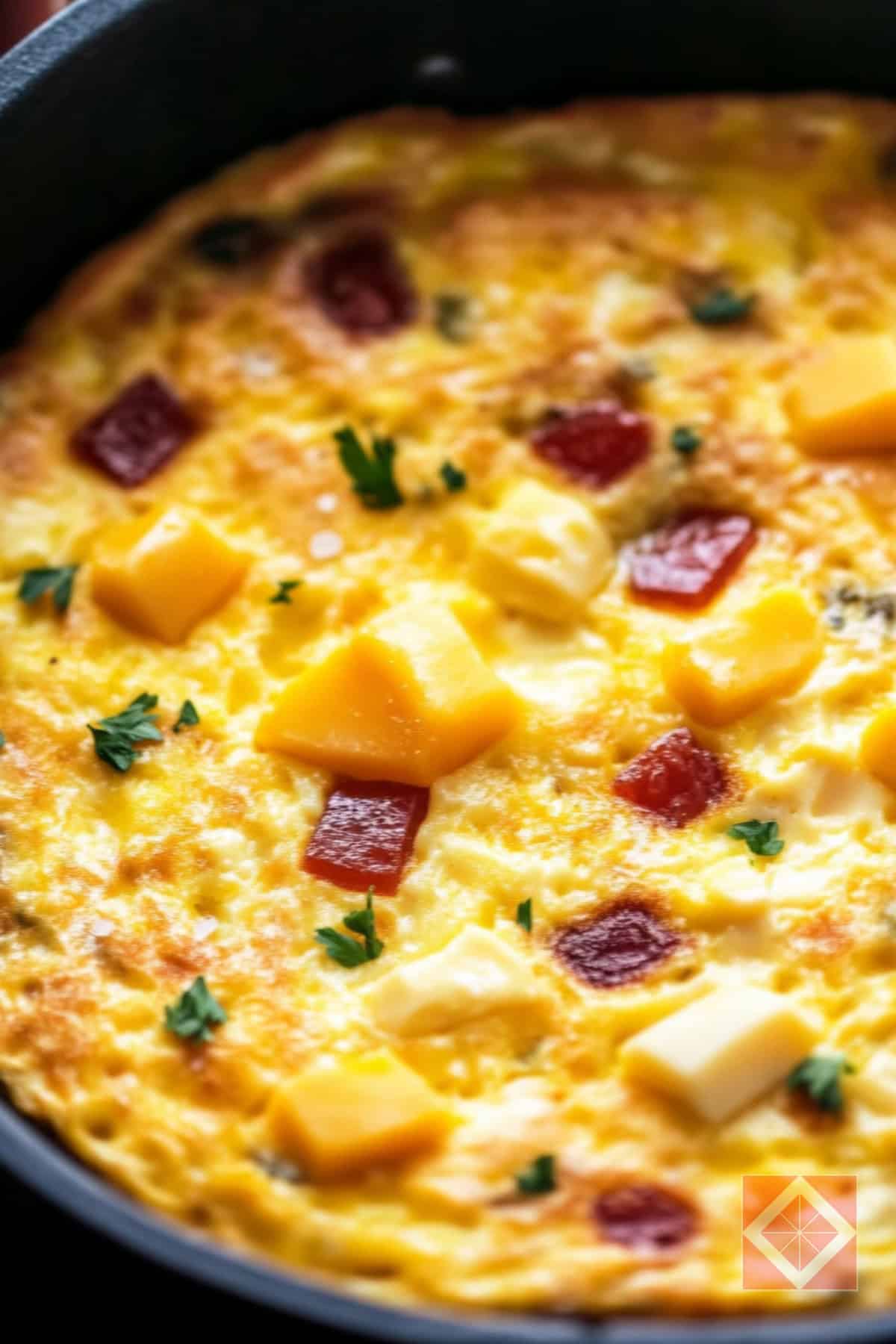 Cheesy Frittata Air Fryer Recipe for a Low-Carb Breakfast 3 Cheesy Frittata Air Fryer Recipe for a Low-Carb Breakfast - Cheesy Frittata Air Fryer Recipe pin 2 midia
