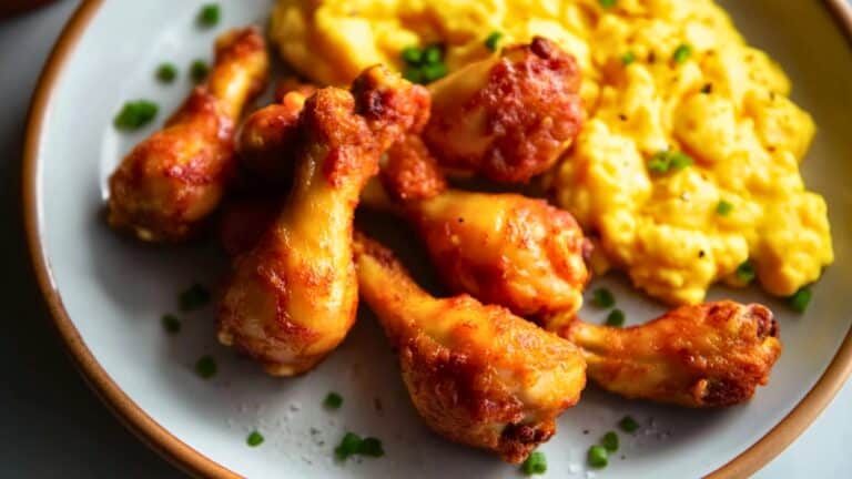 Best Chicken Drumettes with Scrambled Eggs Air Fryer Recipe 1 Best Chicken Drumettes with Scrambled Eggs Air Fryer Recipe - Chicken Drumettes with Scrambled Eggs midia