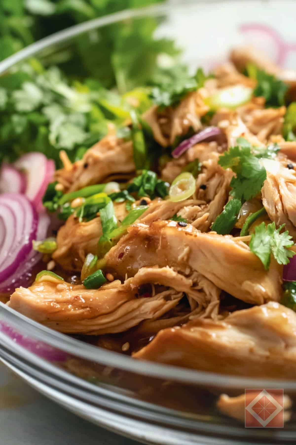 Chinese Chicken Recipe: Hand-Shredded Style 2 Chinese Chicken Recipe: Hand-Shredded Style - Chinese Hand Shredded Chicken pin 1 midia