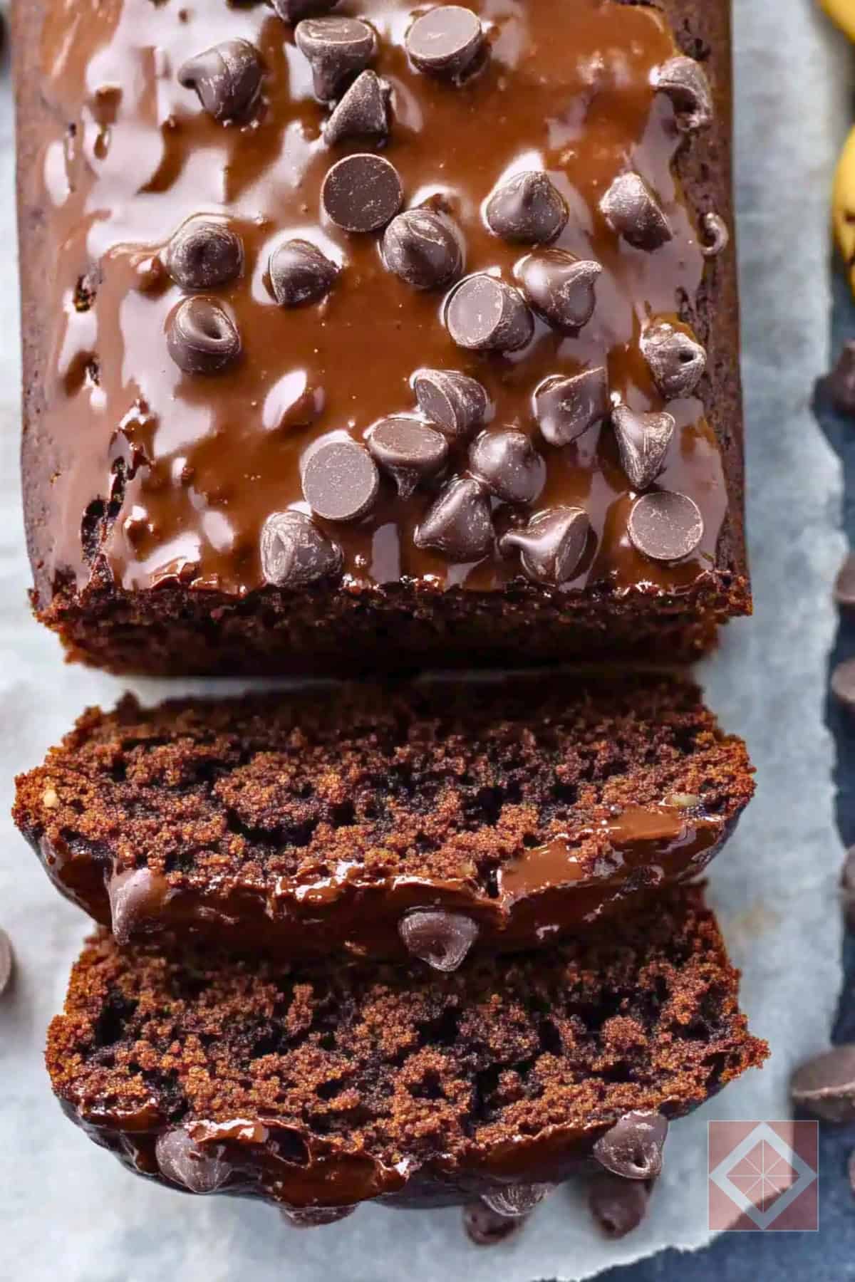 Chocolate Banana Bread: A Healthy Dessert Recipe You’ll Crave 3 Chocolate Banana Bread: A Healthy Dessert Recipe You’ll Crave - Chocolate Banana Bread pin 1 midia