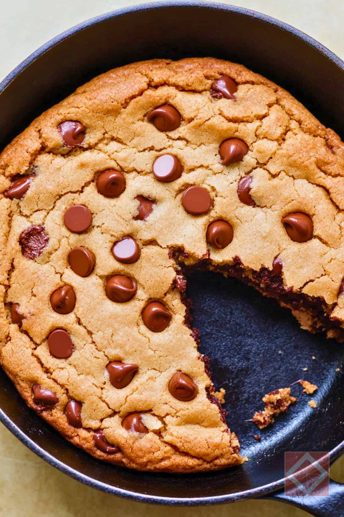 Chocolate Chip Skillet Cookie Recipe for Easy Baking 3 Chocolate Chip Skillet Cookie Recipe for Easy Baking - Chocolate Chip Skillet Cookie pin 2 midia