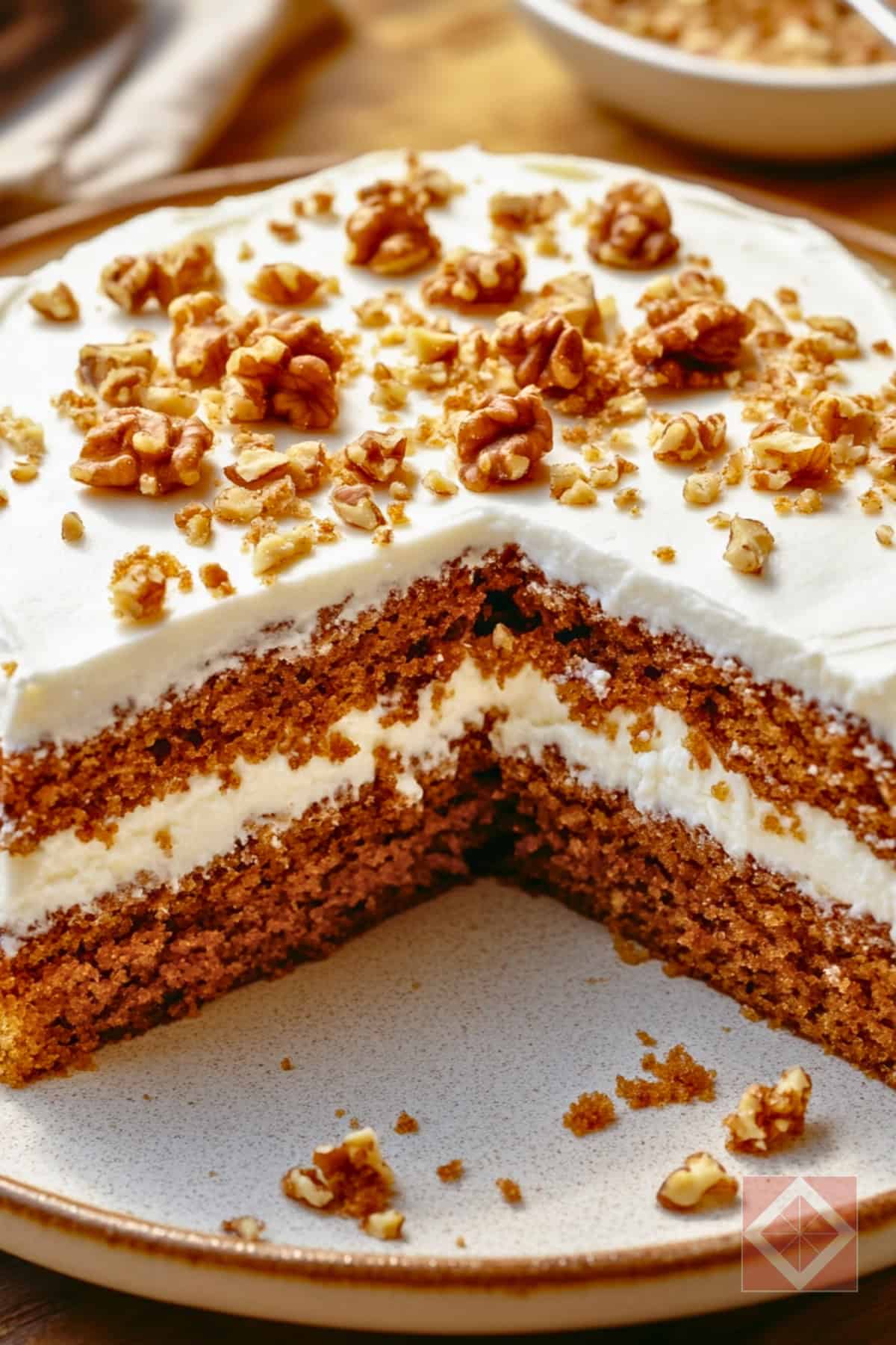 Cream Spice Cake: A 1900s Dessert You’ll Love 3 Cream Spice Cake: A 1900s Dessert You’ll Love - Cream Spice Cake pin 1 midia