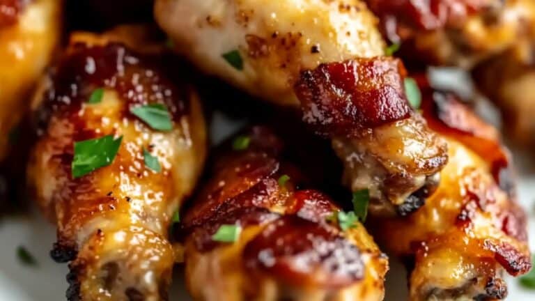 Crispy Chicken Drumstick with Bacon Drippings: Carnivore Air Fryer Recipe - Crispy Chicken Drumstick with Bacon Drippings midia