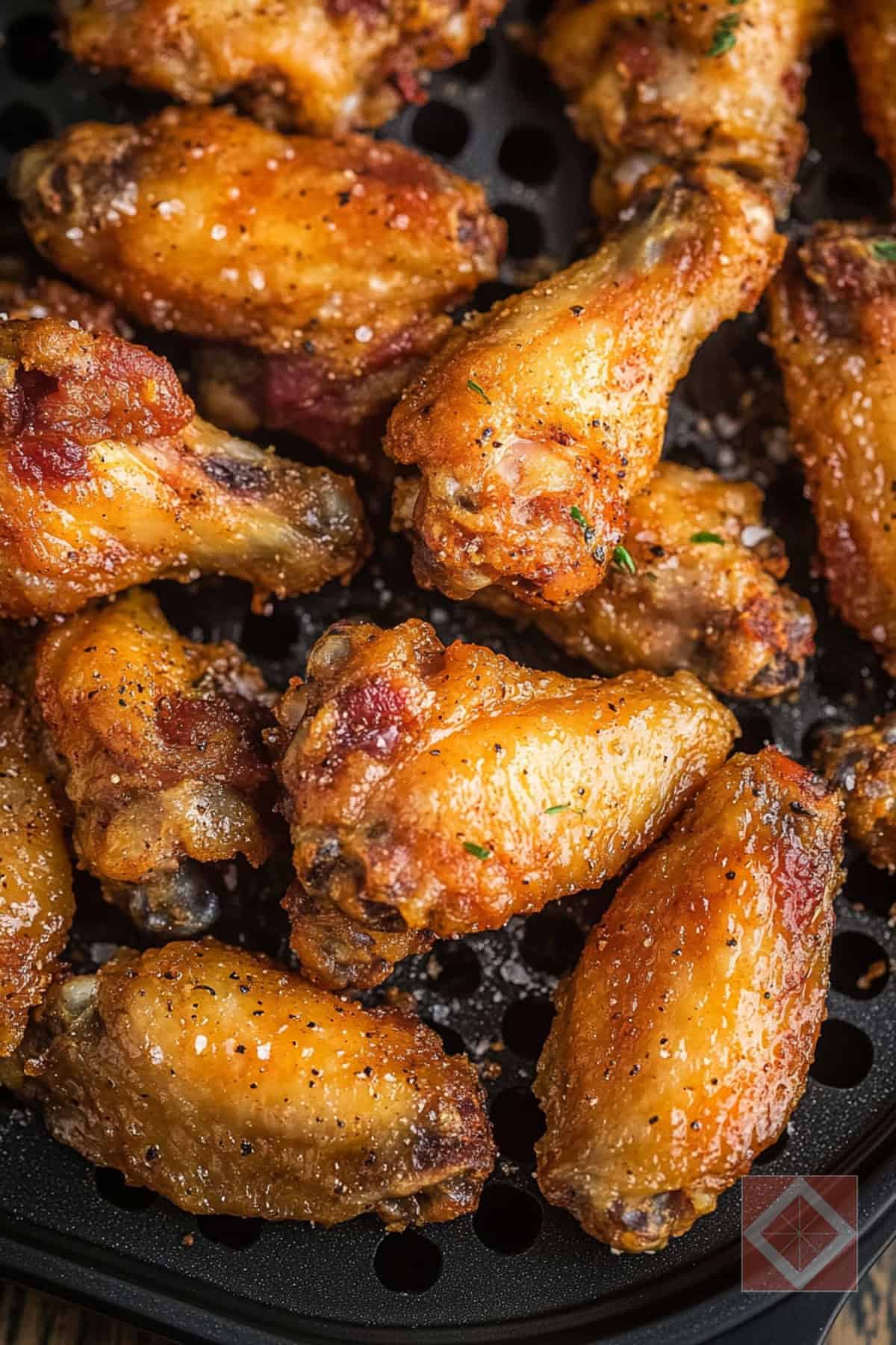 These Bacon-Dripped Chicken Wings Are Every Carnivore’s Dream Snack 2 These Bacon-Dripped Chicken Wings Are Every Carnivore’s Dream Snack - Crispy Chicken Wings pin 1 midia