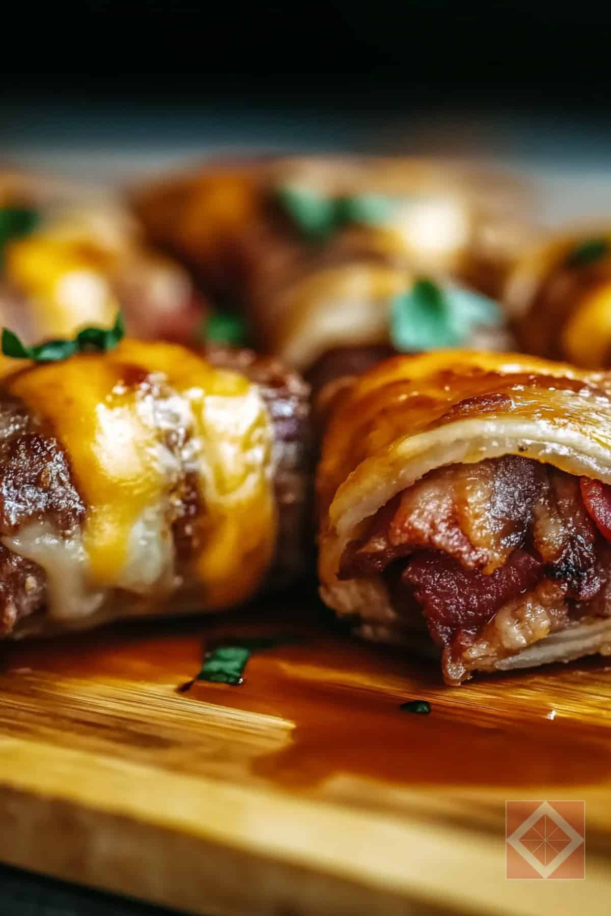 Steak & Bacon Roll-Ups in the Air Fryer: Quick, Meaty, and Seriously Addictive 3 Steak & Bacon Roll-Ups in the Air Fryer: Quick, Meaty, and Seriously Addictive - Crispy Philly Cheesesteak Roll Ups pin 1 midia