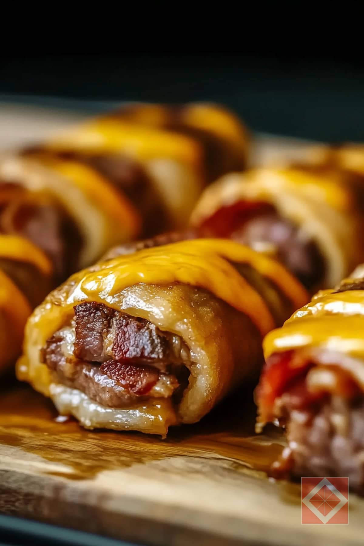 Steak & Bacon Roll-Ups in the Air Fryer: Quick, Meaty, and Seriously Addictive 4 Steak & Bacon Roll-Ups in the Air Fryer: Quick, Meaty, and Seriously Addictive - Crispy Philly Cheesesteak Roll Ups pin 2 midia