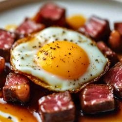 Crispy Steak Bites with Fried Egg Air Fryer Recipe for Breakfast 5 Crispy Steak Bites with Fried Egg Air Fryer Recipe for Breakfast - Crispy Steak Bites with Fried Egg midia