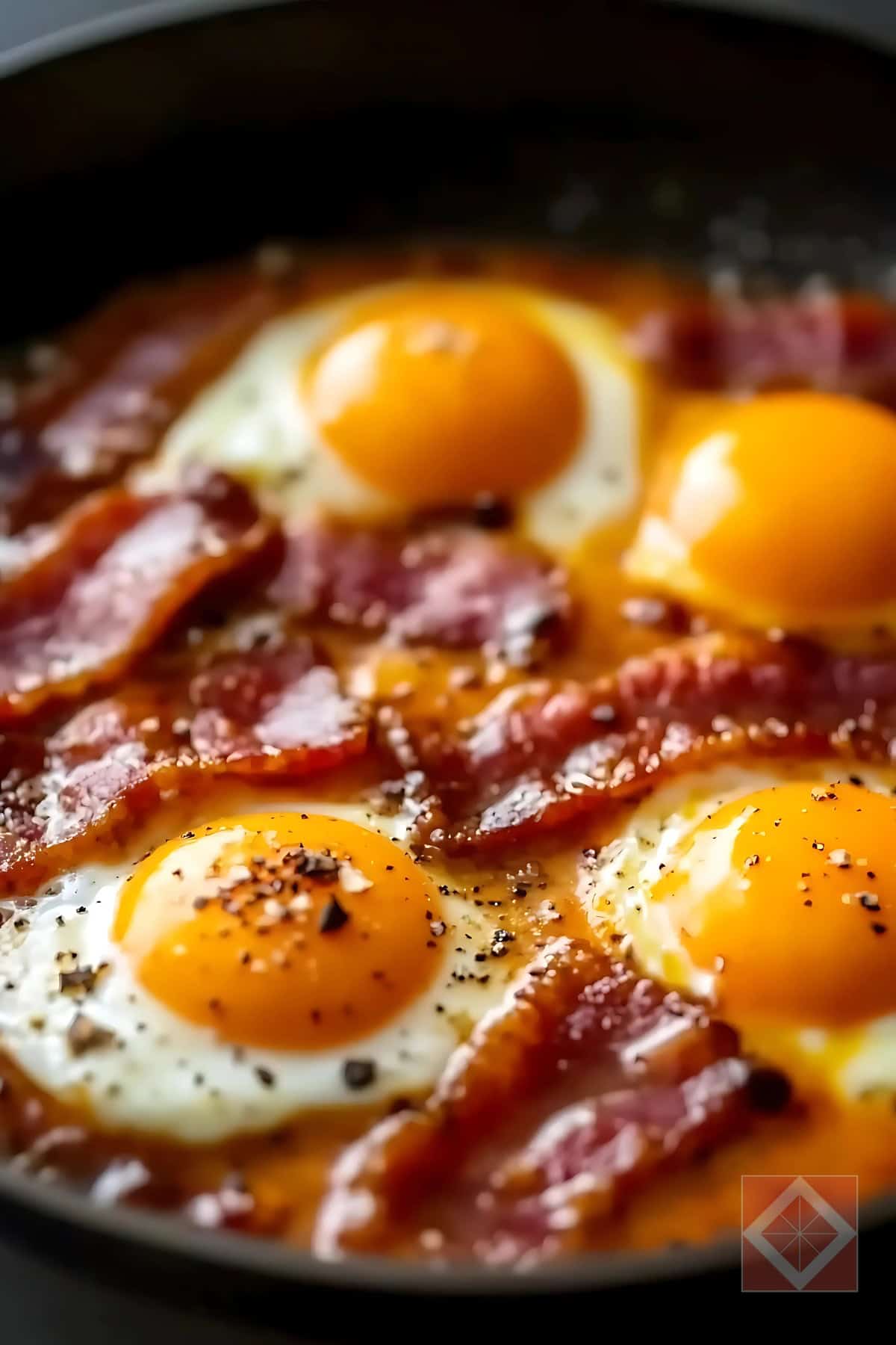 Duck Bacon & Egg Skillet Air Fryer Carnivore Recipe for a Power Breakfast 4 Duck Bacon & Egg Skillet Air Fryer Carnivore Recipe for a Power Breakfast - Duck Bacon Egg Skillet pin 2 midia