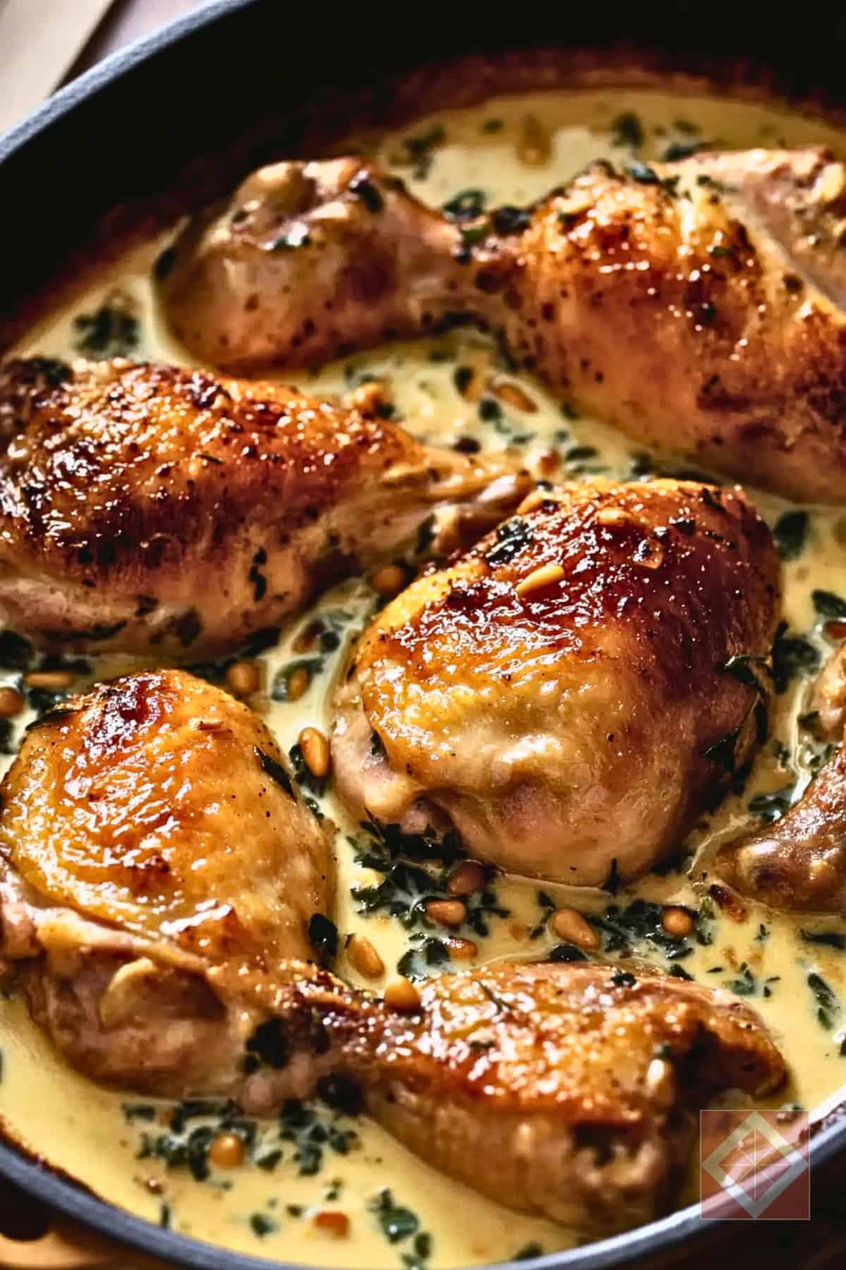 Easy Creamy Weekend Delight Capon in Milk & Honey Recipe 2 Easy Creamy Weekend Delight Capon in Milk & Honey Recipe - Easy Creamy Capon in Milk Honey pin 1 midia