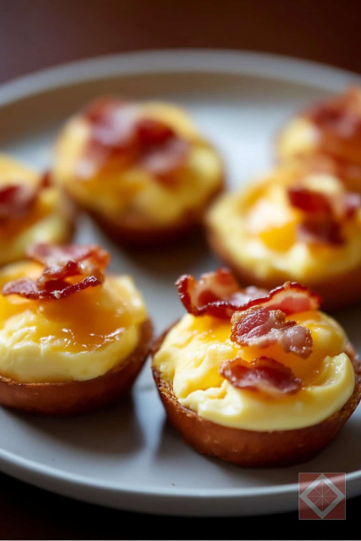 Quick Egg Bites with Bacon & Cheese Air Fryer Recipe 2 Quick Egg Bites with Bacon & Cheese Air Fryer Recipe - Egg Bites with Bacon Cheese pin 1 midia