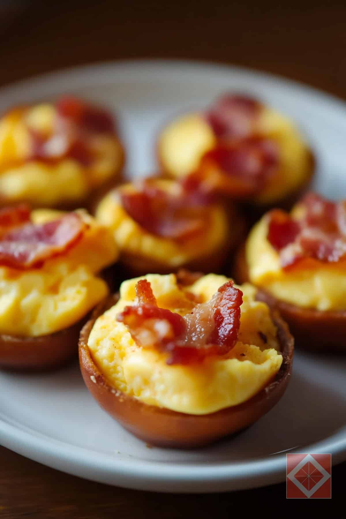 Quick Egg Bites with Bacon & Cheese Air Fryer Recipe 3 Quick Egg Bites with Bacon & Cheese Air Fryer Recipe - Egg Bites with Bacon Cheese pin 2 midia