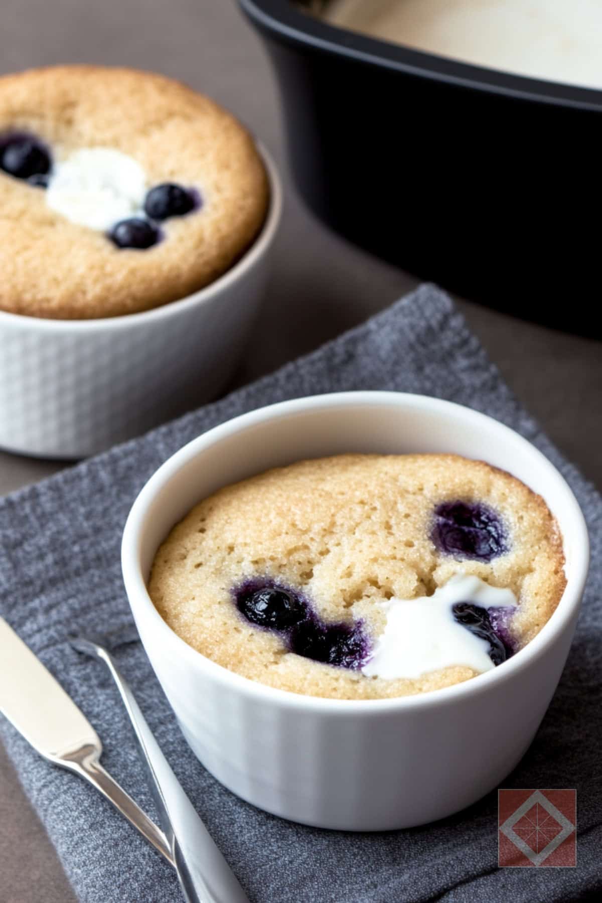 High-Protein Flourless Blueberry Muffin: Bakery Quality at Home 3 High-Protein Flourless Blueberry Muffin: Bakery Quality at Home - Flourless Blueberry Muffin pin 1 midia